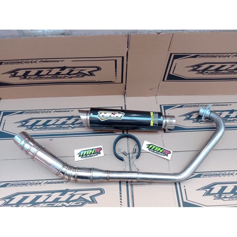 KNALPOT MHR RACING CARBON VIXION SONIC CBR FU MX CB R15 DLL