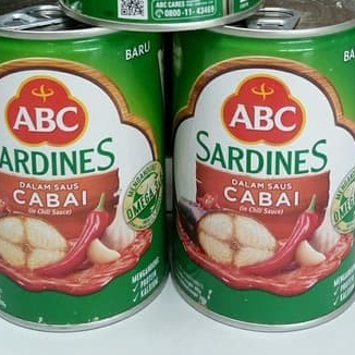 

TERBAIK SARDINES ABC EXTRA PEDAS- 155 GRAM