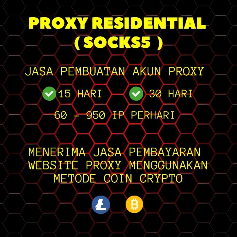 Proxy Residential Socks5 | Akun Sendiri Mantul Gan