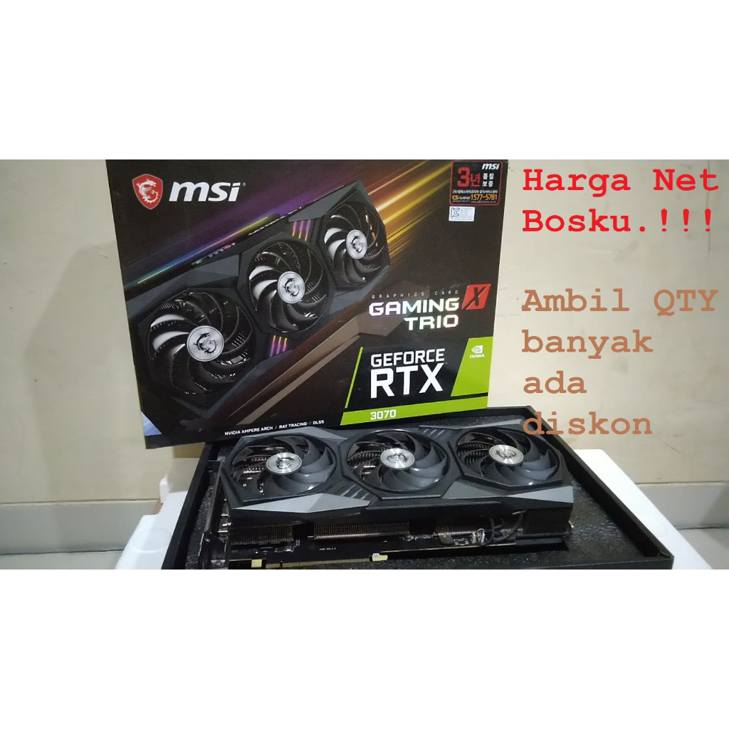 NVDIA Geforce RTX 3070 GPU MSI rtx 3070 Graphics Card-Msi GamingX Trio