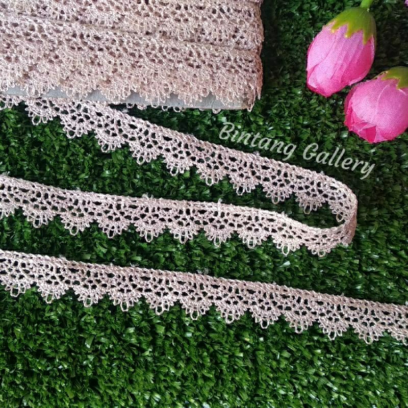 RENDA GYPER 1,5 - 2,5 CM / YARD UNTUK KEPERLUAN MAHAR