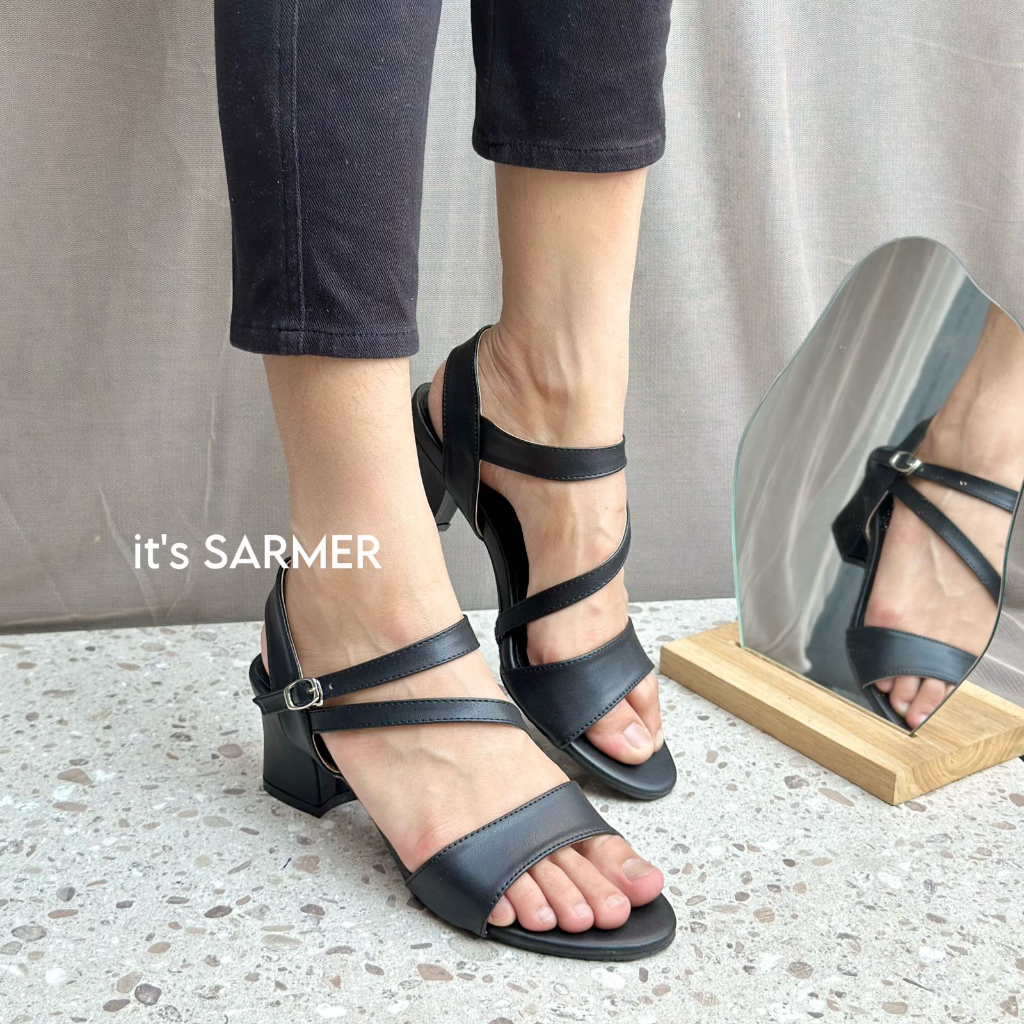 SARMER - PAULINE HEELS BLACK EDITION