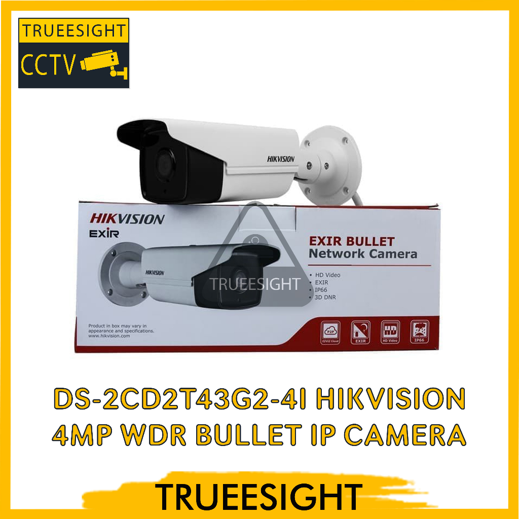 DS-2CD2T43G2-4I Hikvision 4MP WDR Bullet IP Camera