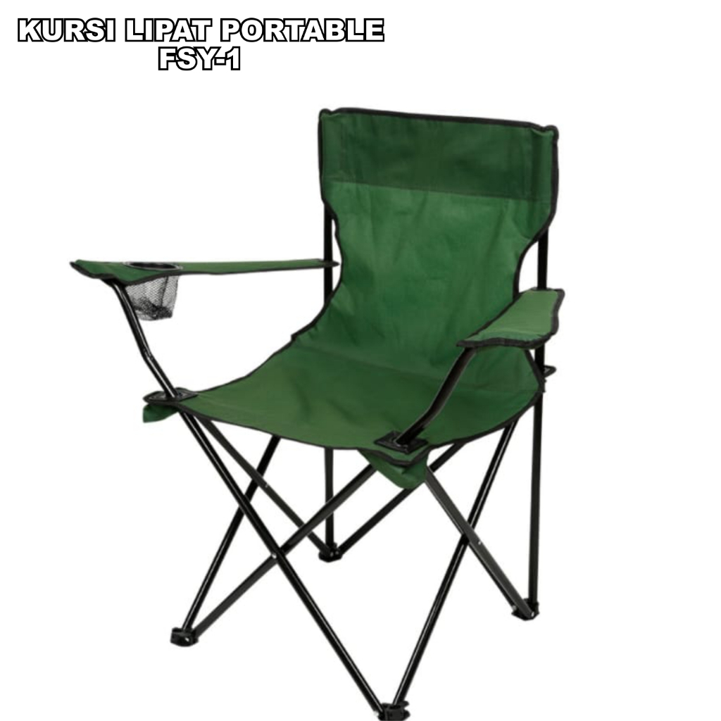 Homedekor Kursi Lipat Portable FSY-1 Kursi Camping Kursi Mancing Bangku Lipat Bangku Camping