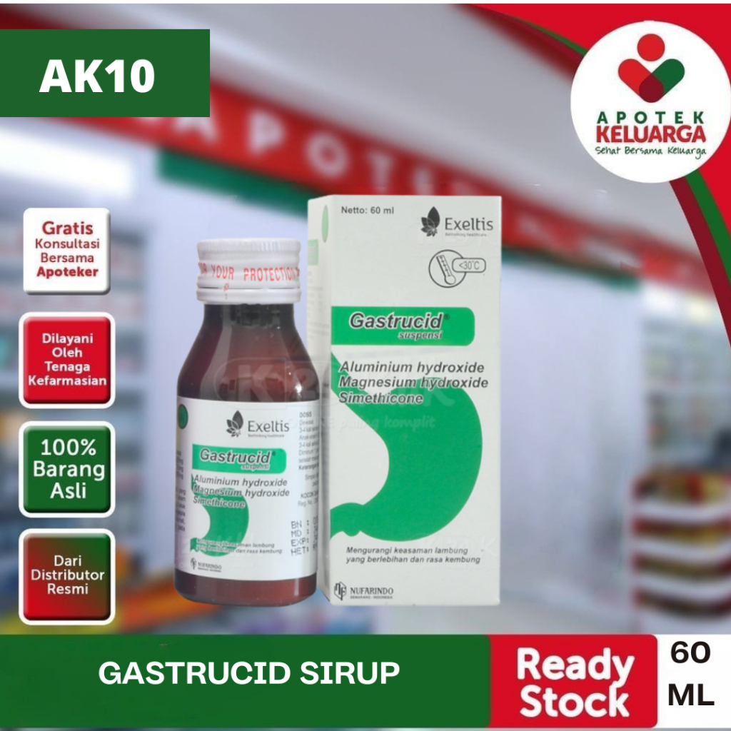 GASTRUCID SIRUP OBAT MAAG, ASAM LAMBUNG #PADANG