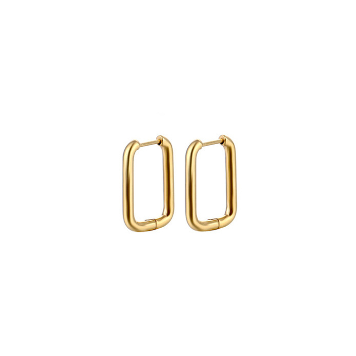 Anting hoop segi titanium anti karat harga grosir bisa cod