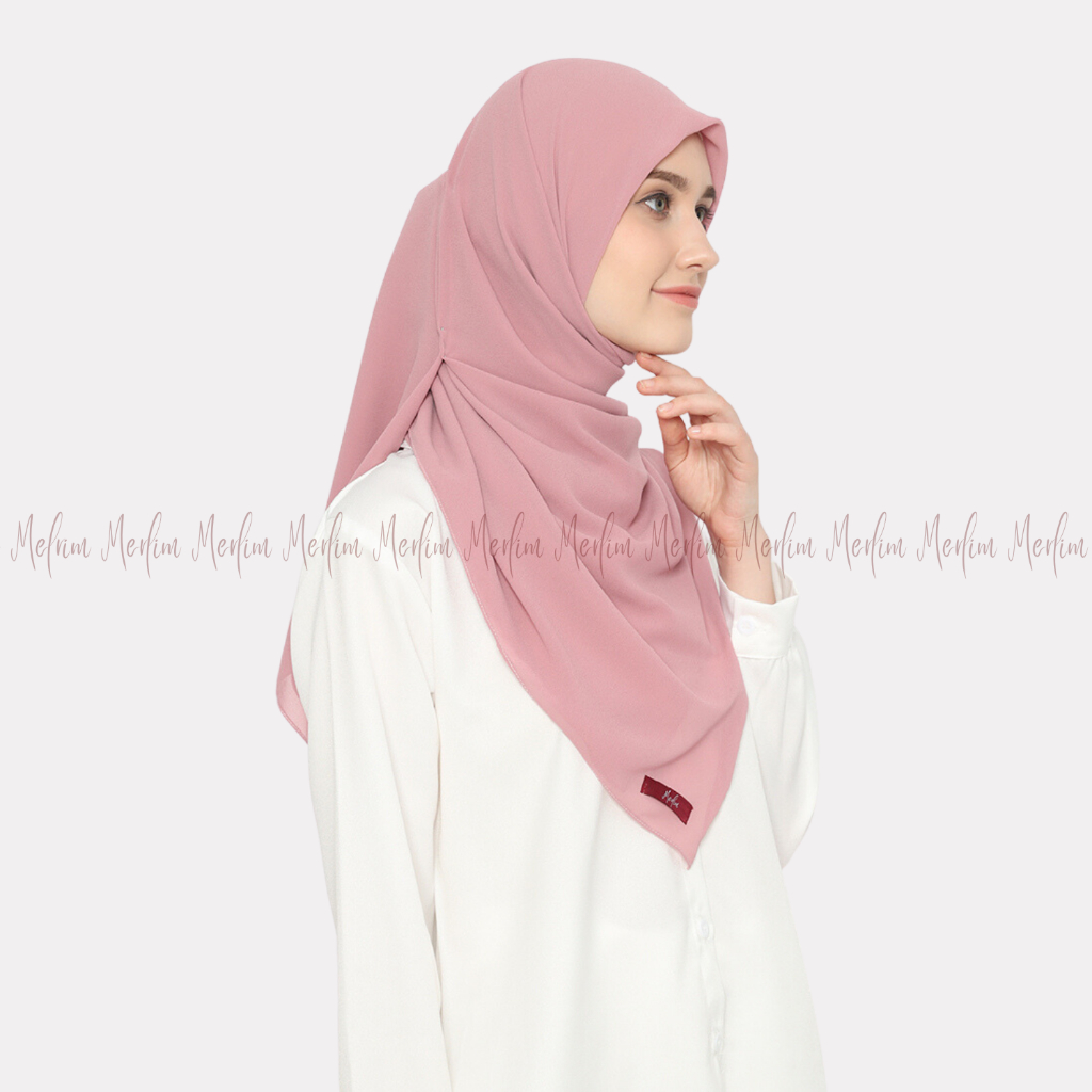 Hijab Segi Empat Ceruty Babydoll/ Segiempat /Hijab Ceruty Babydoll By Merlim