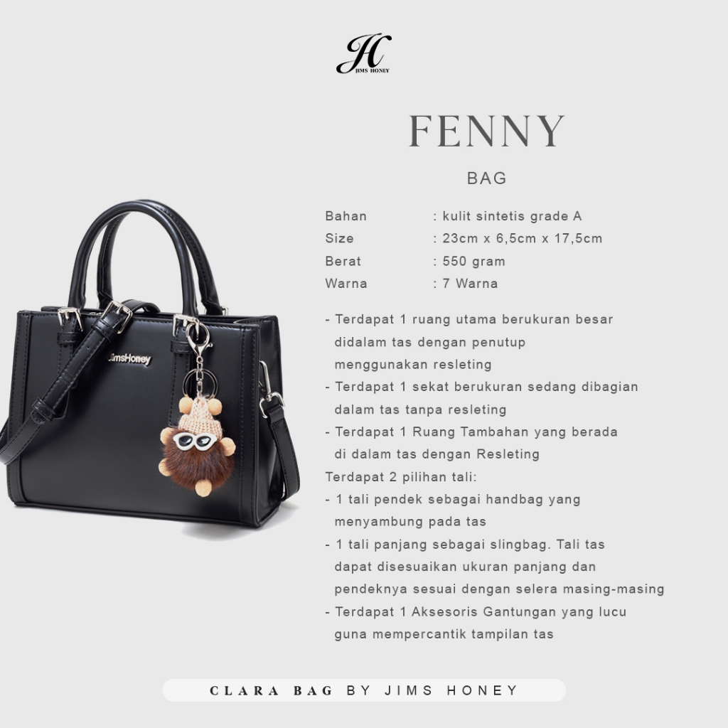 JIMS HONEY TAS SELEMPANG WANITA FENNY BAG