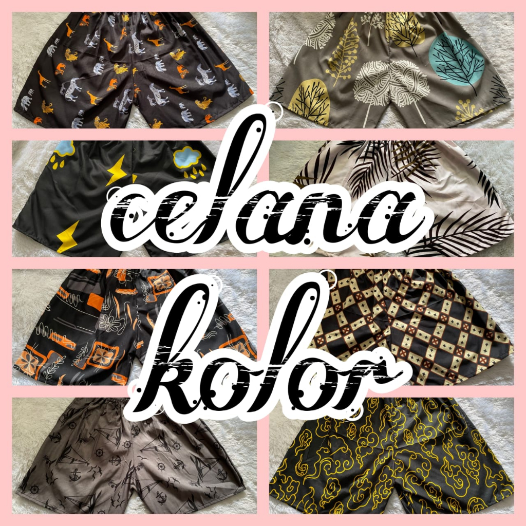 CELANA KOLOR UNISEX DEWASA | PRIA DAN WANITA | BB 35-75 KG | PT 1