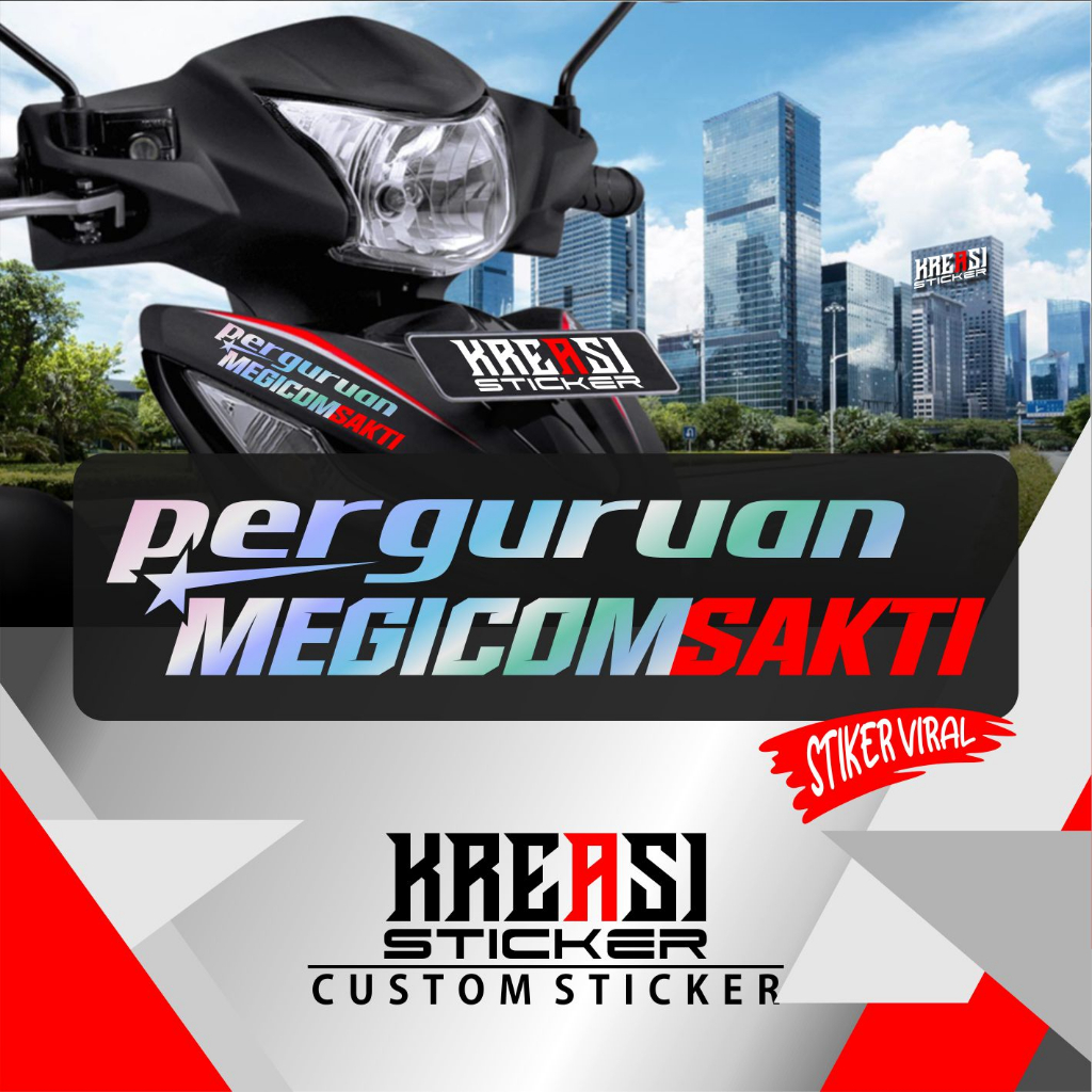 Stiker Perguruan Megicom Sakti