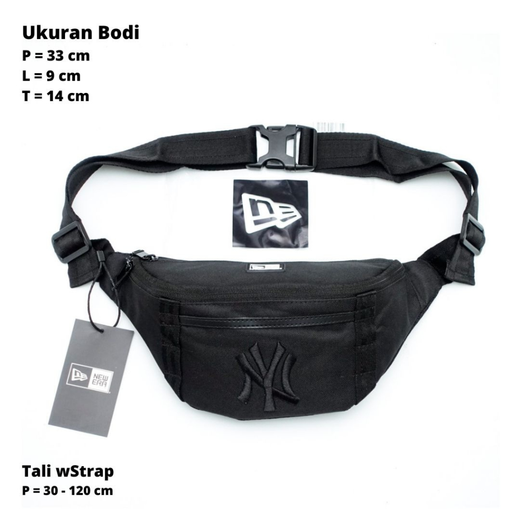 Waistbag NY Tas Pinggang Pria Wanita Ori Kualitas Terbaik