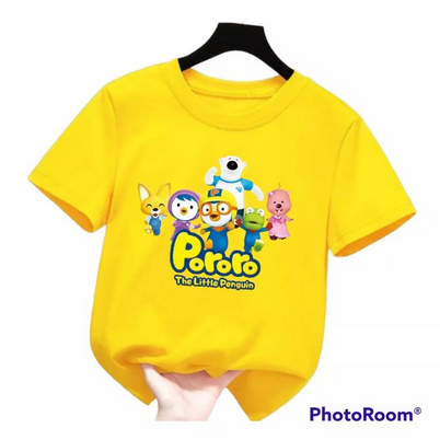 MGC KAOS ANAK MOTIF PORORO