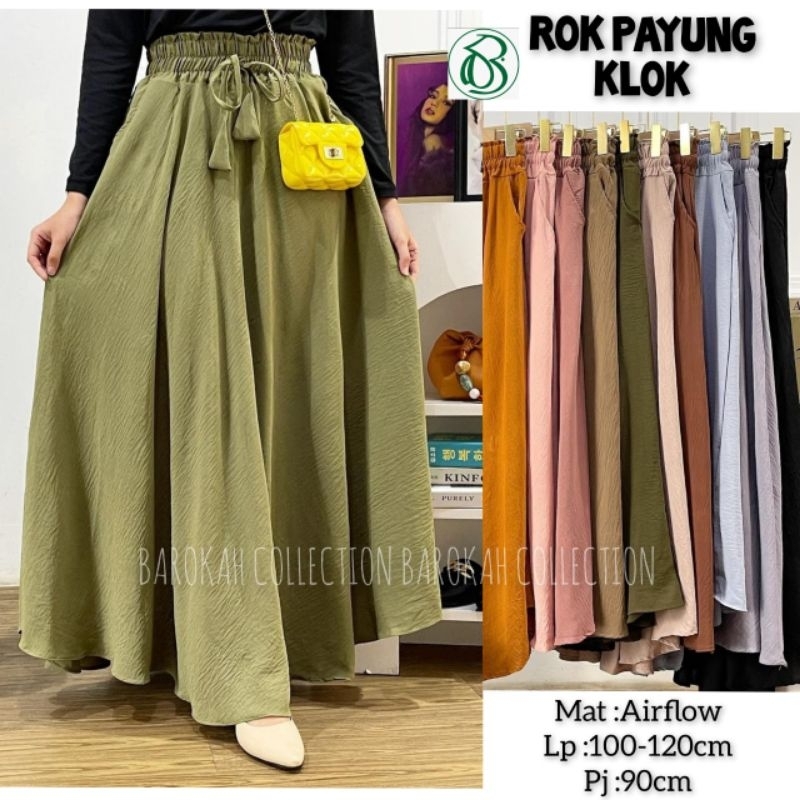 ROK PAYUNG KLOK//ROK CRINCKLE