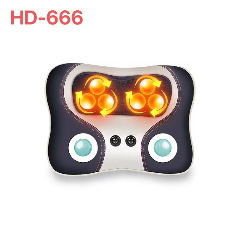 Bantal Pijat HD-666 massage pillow neck massage pillow magnetic therapy function car massage pillow