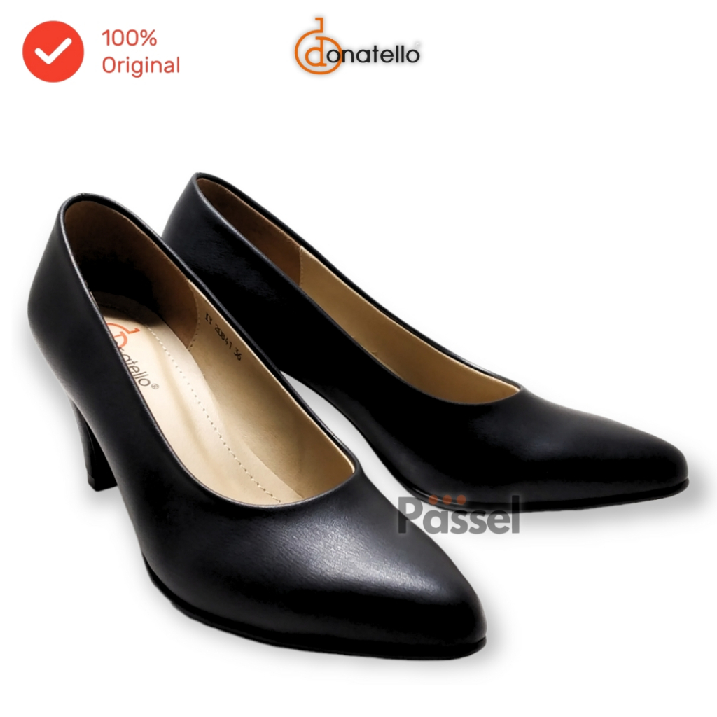 Donatello Sz. 36-41 Pumps Heels Basic Hak Tahu 5 cm / Hak Lancip 7 cm Wanita Semi Formal | IY20841 / IY20842