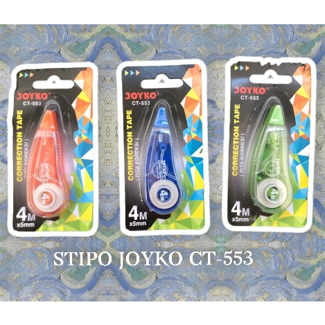 STIPO KERTAS JOYKO CT-553 / Correction Tape / Pita Koreksi Joyko CT-553
