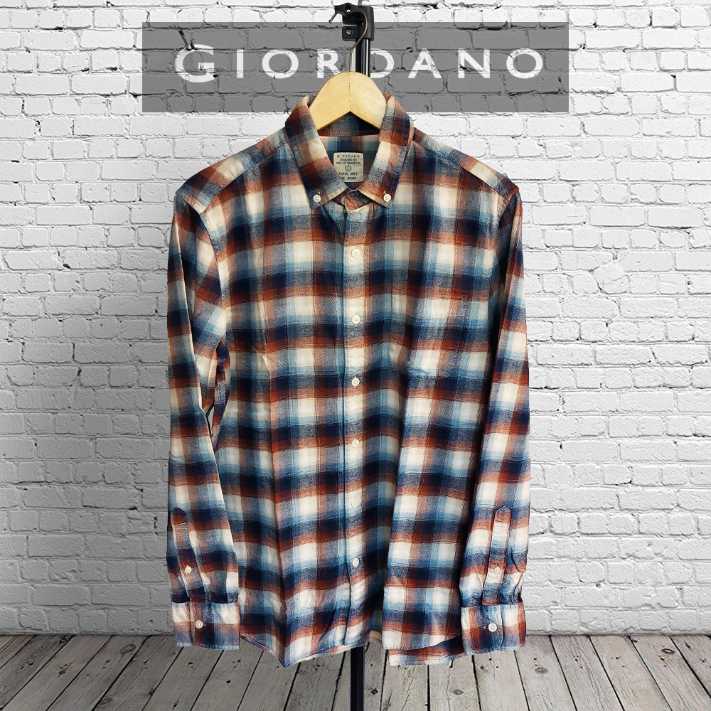Flannel Giordano Original Kemeja Flanel - S
