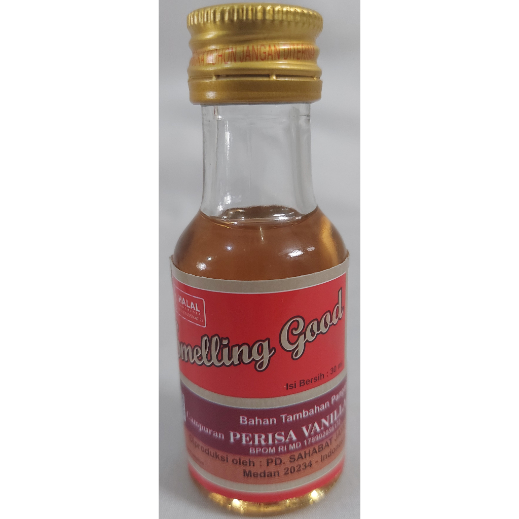 

Perisa Dan Pewarna SMELLING GOOD Kemasan Botol Kaca 30ml / Vanilla / Pisang