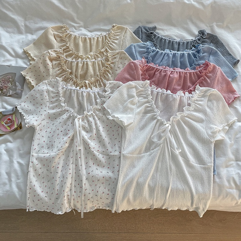 READY - Gyuri Top | Atasan wanita pita bowtie y2k vintage thrift korea