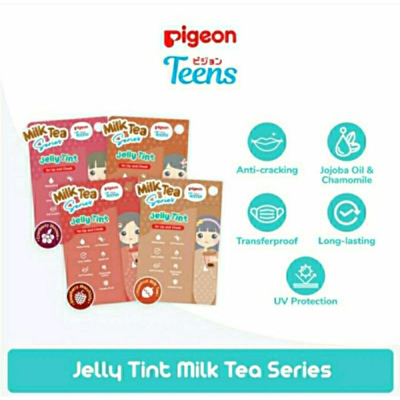 Pigeon Teens Jelly Tint For Lip And Cheek 2.2 Milk Tea Series