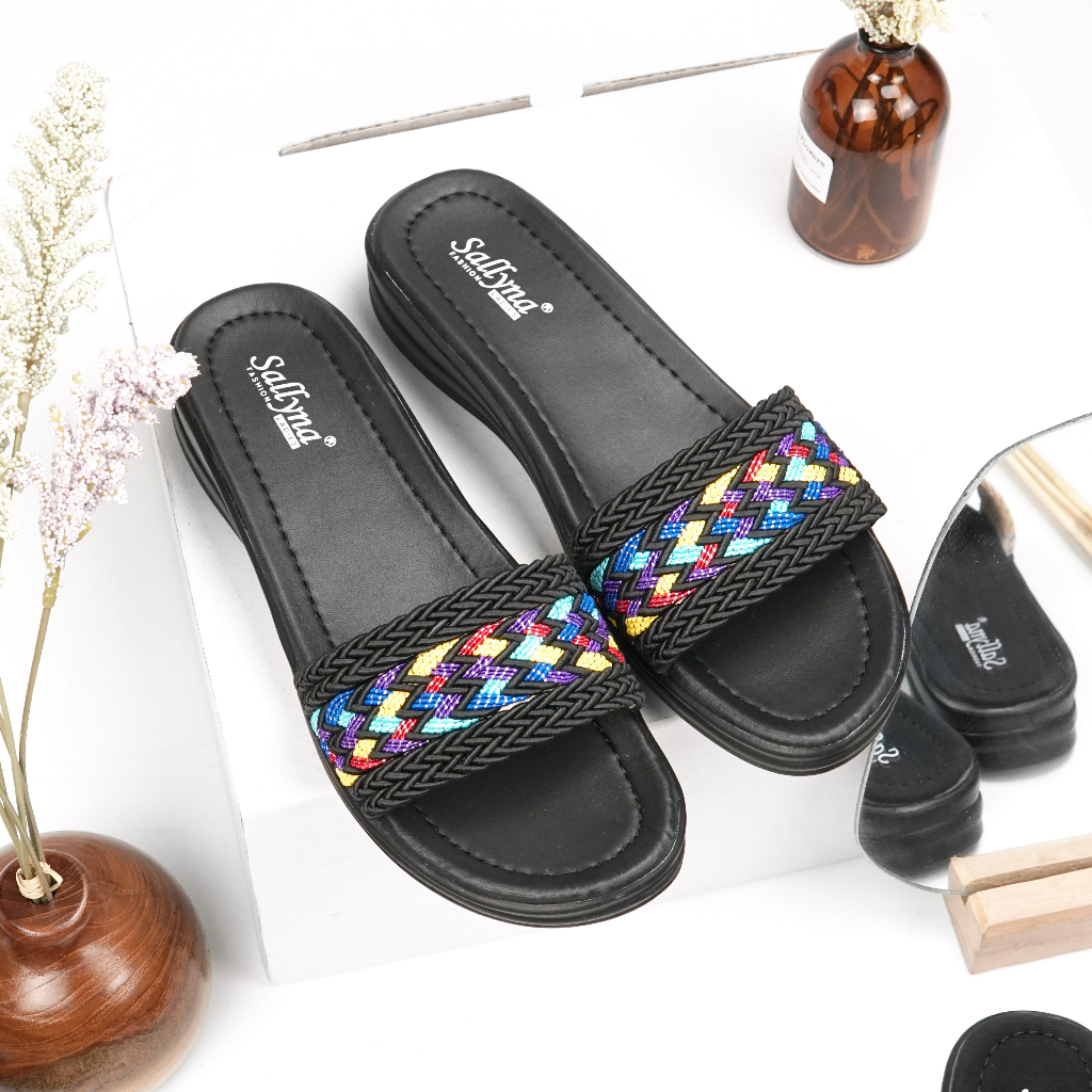 Sandal Slop Rajut Wanita - Vanesa