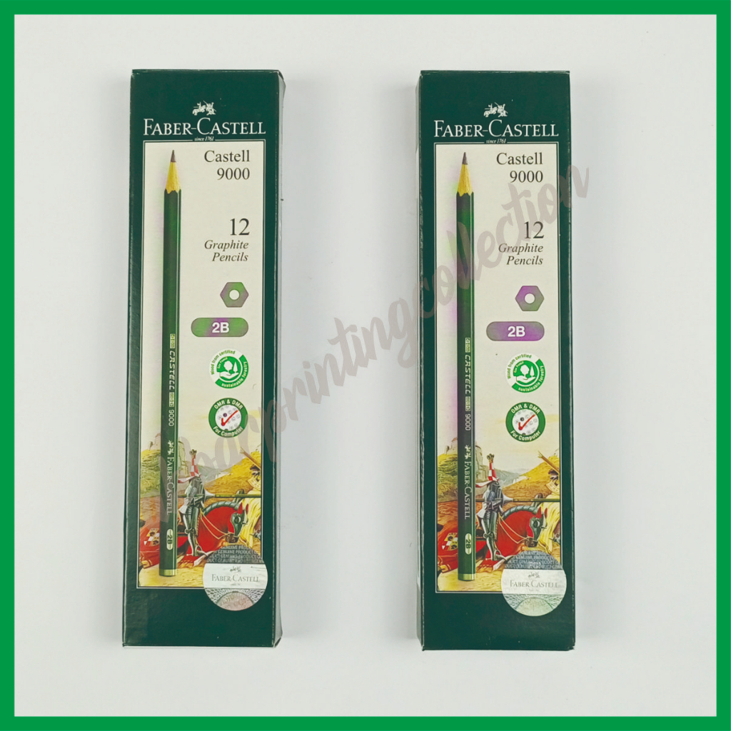 

FABER CASTELL- 9000 2B Pensil Tulis Komputer Ujian 1PCS