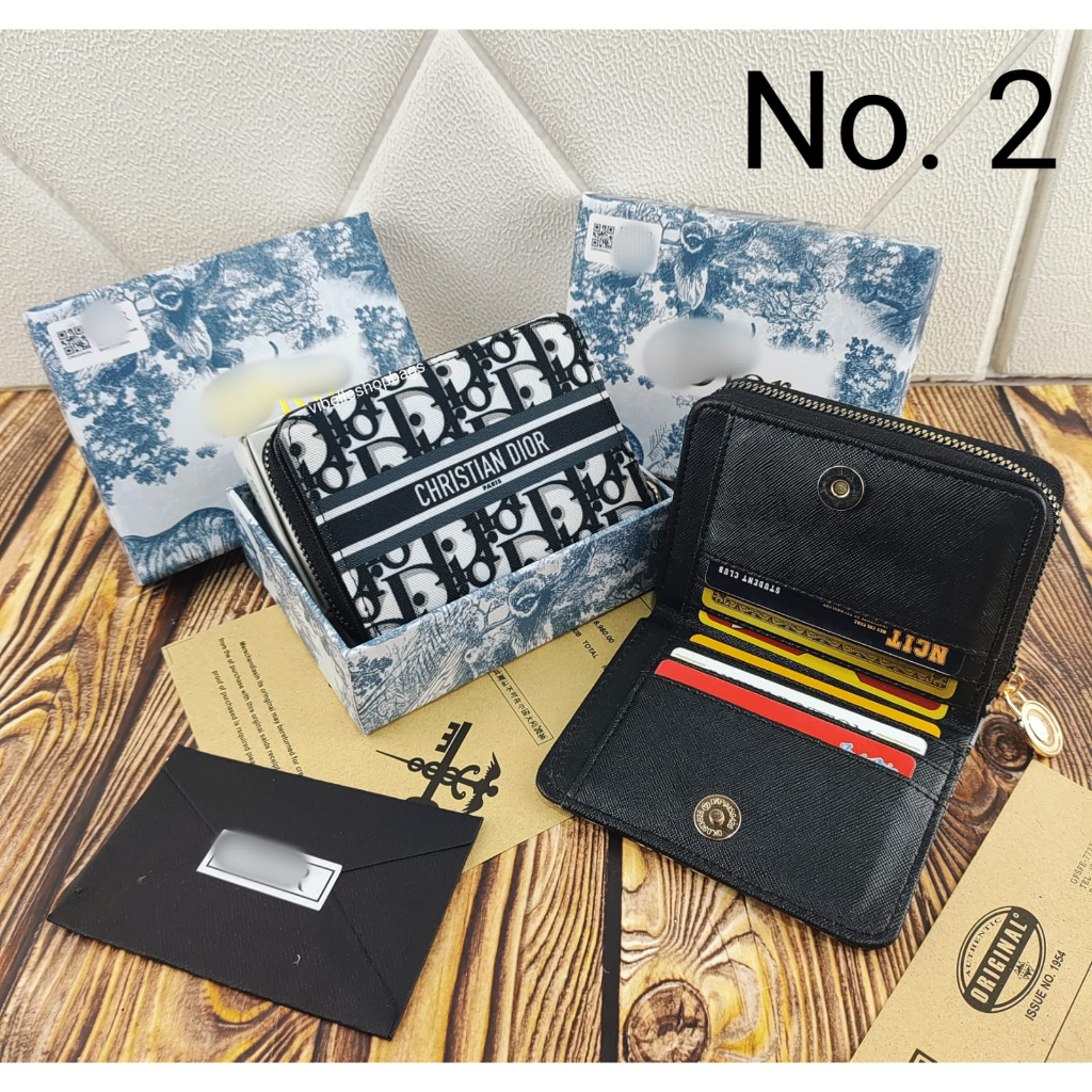 Dompet Kartu Kancing Import 166 - POUCH IMPORT/IMPORT PREMIUM/DOMPET HP/ POUCH KEREN/ POUCH HP - Aneka Dompet Lipat Branded Free Box - DOMPET WANITA SILA + BOX LIPAT SUPER TUMPUK KARTU PENDEK L1 0480