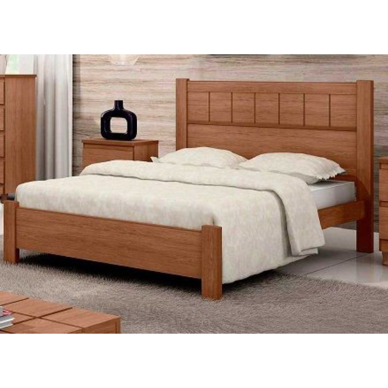 ANESKA - Dipan Kayu Jati Minimalis - Ranjang Kayu Jati Minimalis - INDOJAVAMEUBLE