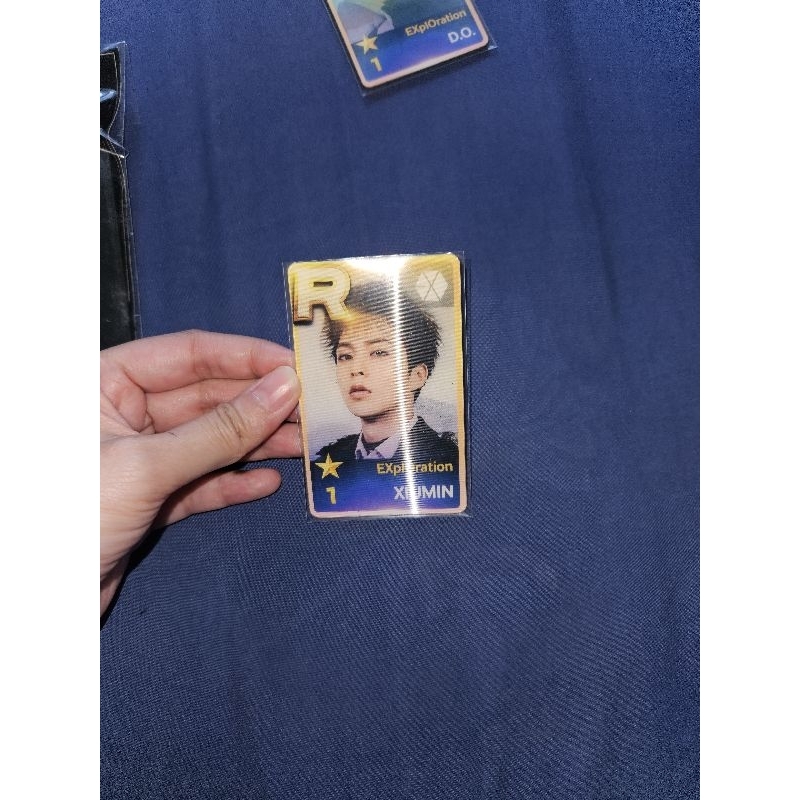 EXO Rare xiumin minseok Rcard R card lenti lenticular exploration photocard pc official