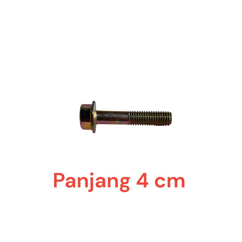 Baut Flange Kunci 12 Panjang 4 cm