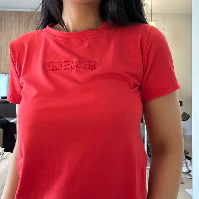 Ellie Crop Top / Basic TShirt / Crop Top / Women Korean Crop Top Murah 112