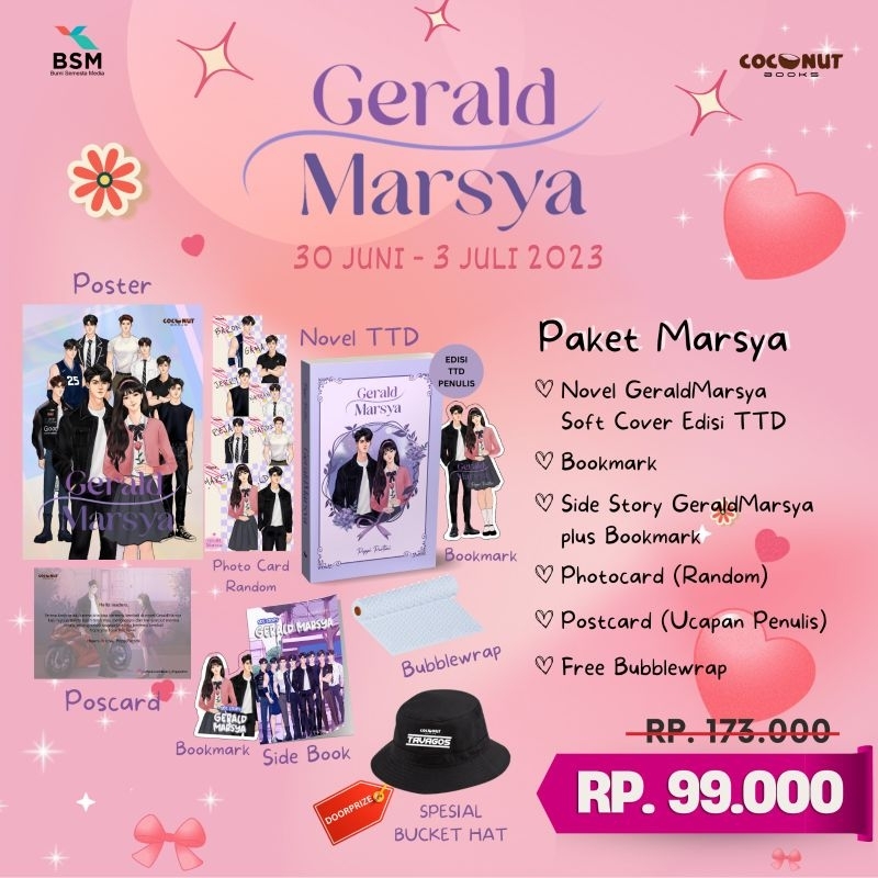 [PRE ORDER] GERALD MARSYA BY POPPI PERTIWI