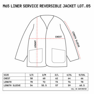 M65 Liner Service Reversible Jacket LOT 6 Black-Olive