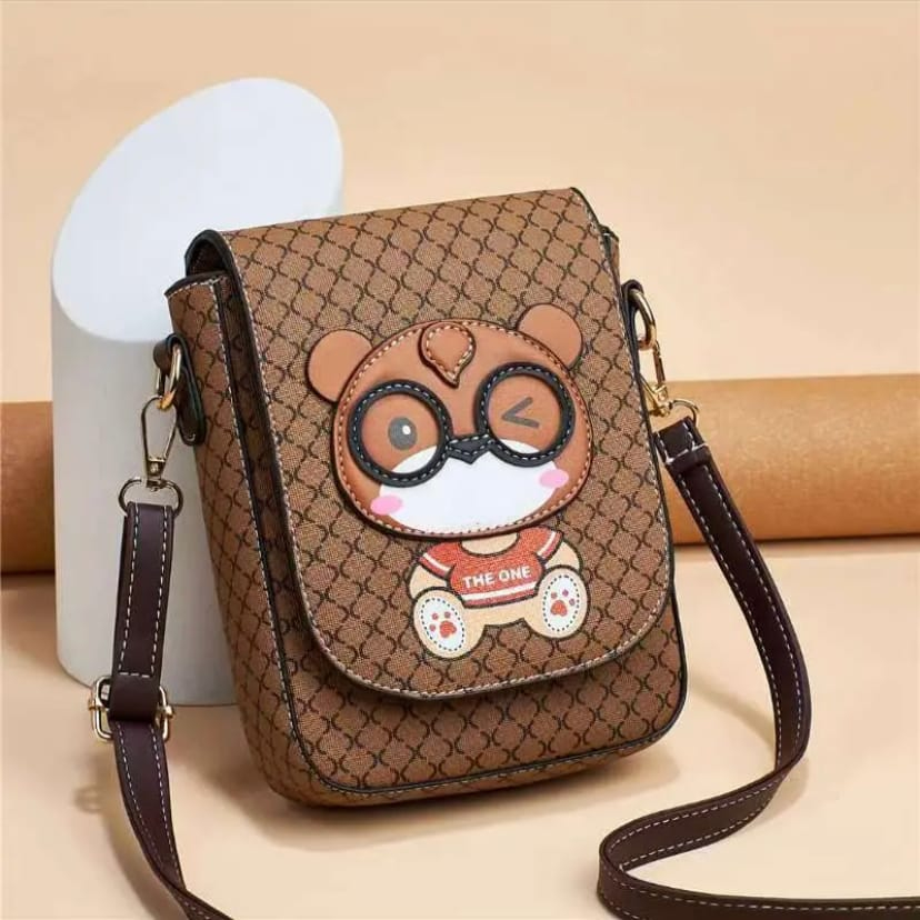 Tas wanita import Tas Selempang wanita 340 Tas Wanita Selempang Import 100% Real Pict Slingbag PU Leather Tali Selempang Bisa di Atur Panjang Pendek Top Handle Bag Memiliki 2 Ruangan Penyimpanan Dengan Penguncian Resleting Premium dan Bisa COD