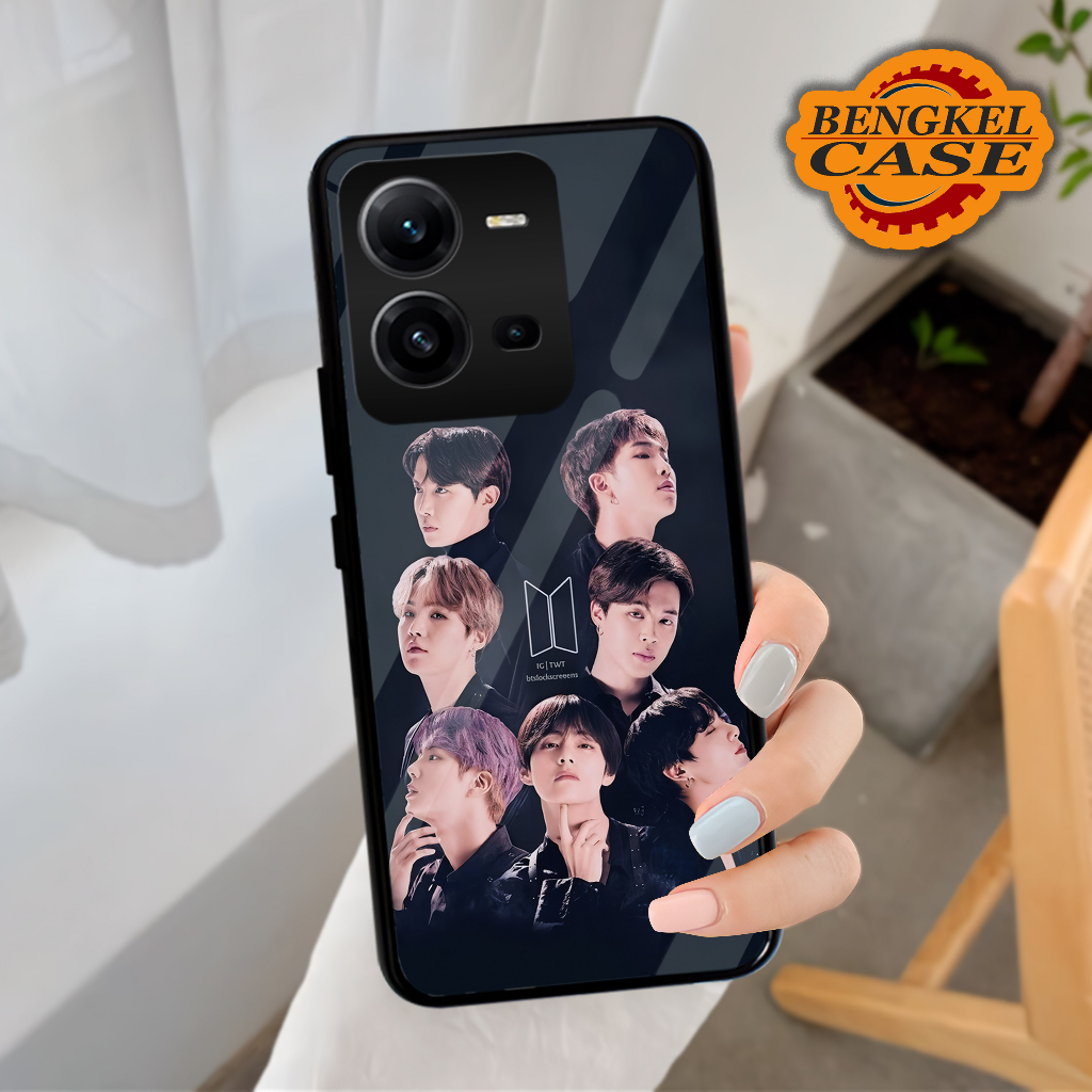 (BS12) Case Kilau Vivo V25 | V25E | Casing Hp Vivo | Pelindung Smartphone | Bengkel Case | Bts