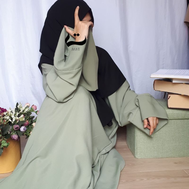 abaya arab/abaya basic polos