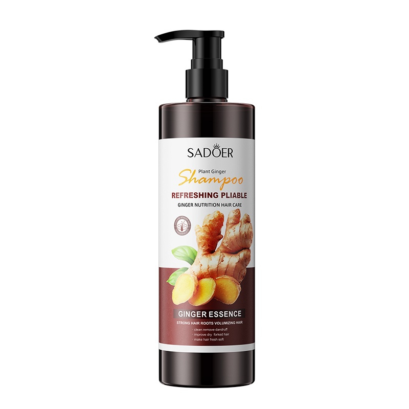 Sadoer Plant Ginger Shampo Jahe Penumbuh Rambut Cepat 500ml Gentle Dandruff Removal