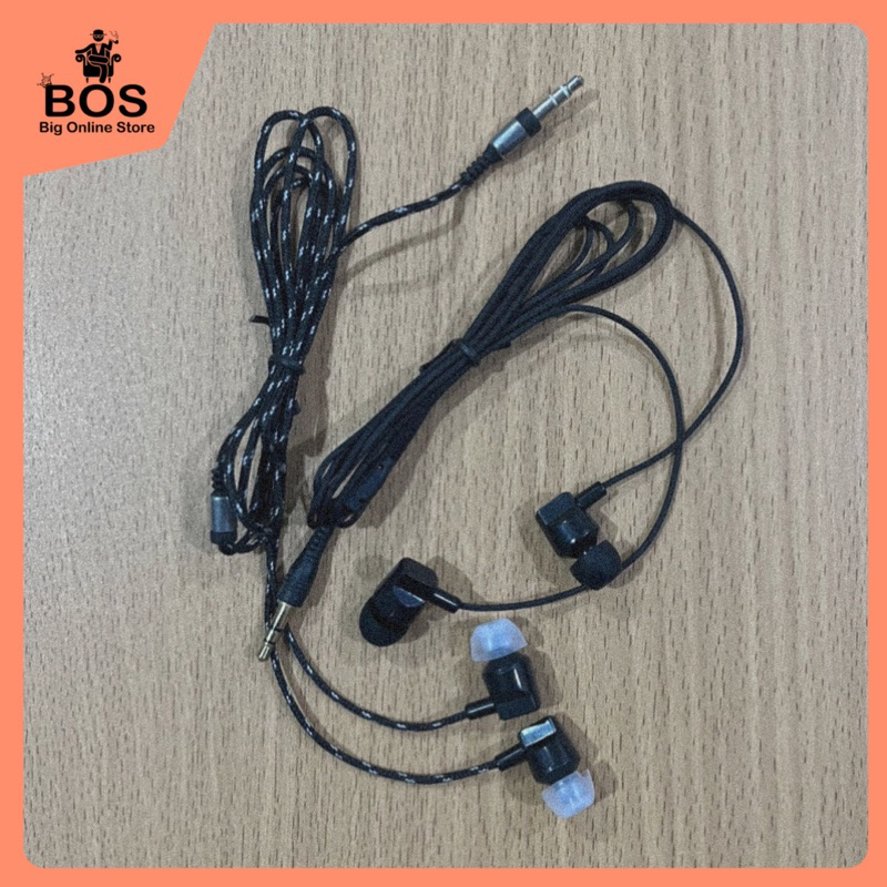 BOS - HF MUSIC MP3 NEW RANDOM | HANDSFREE HENSET EARPHONE NON MIC STEREO