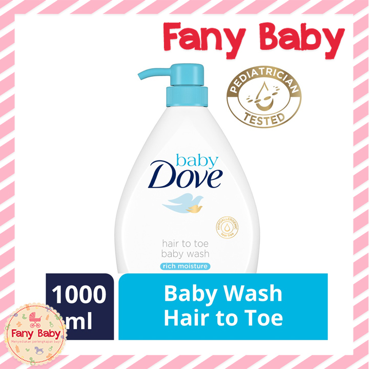 DOVE BABY HAIR TO TOE BABY WASH 1000ML