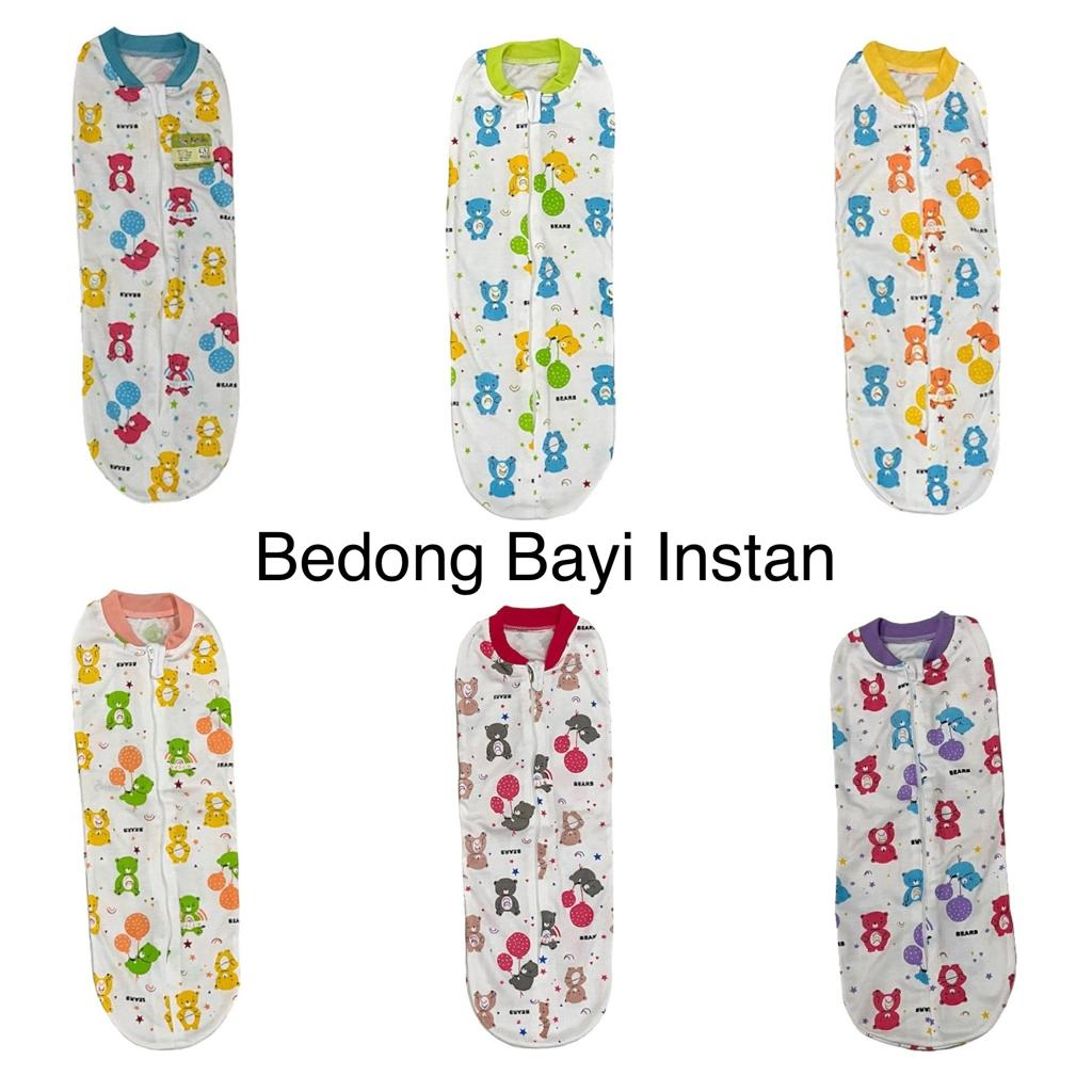 Bedong Bayi Instan KATUN BB-01 baju pakaian perlengkapan selimut bayi newborn baru lahir Selimut Bedong Bayi Bedong Instan