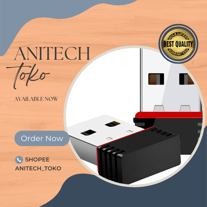 [ANITECH_TOKO] USB WiFi Wireless Adapter Network Usb wifi dongle 300mbps/Dongle ANTENNA Adaptor WiFi Wireless USB Adapter receiver antena PC/USB Wifi Dongle MT7601 Adapter Antena Wifi PC Laptop Set Top Box