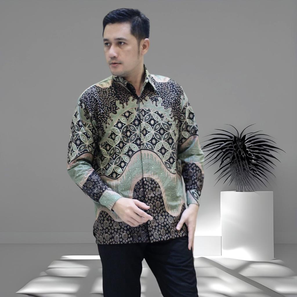 KAWUNG SAGE BATIKSOLOAMANAH KEMEJA BATIK PRIA LENGAN PANJANG PENDEK LAPIS FURING PREMIUM KATUN HALUS KLA PARANG TRUNTUM SUKET SEGORO SM  NIRWANA ALJAYA WISANGGENI SM DEWO PARANG DURI PARI SEIKET JIWAMUDA PANJI LESMONO PRASTOWO COKLAT CENDRAWASIH KUNING