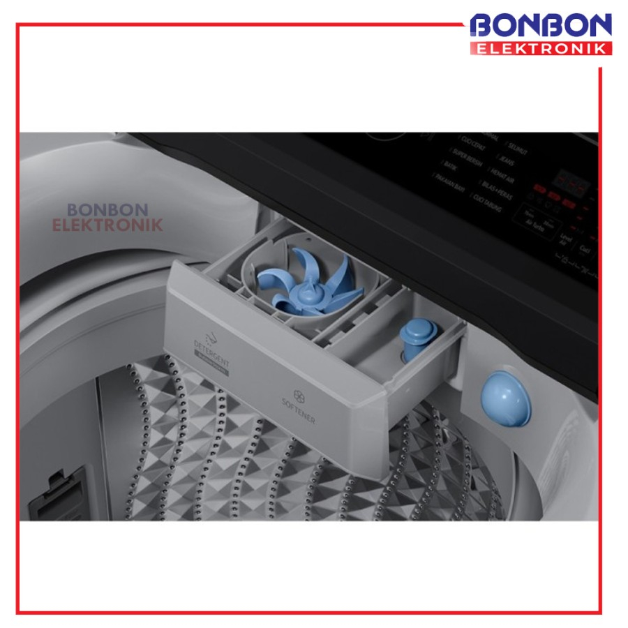 Samsung Mesin Cuci Top Loading 12KG WA12CG5745BDSE / WA12 Ecobubble