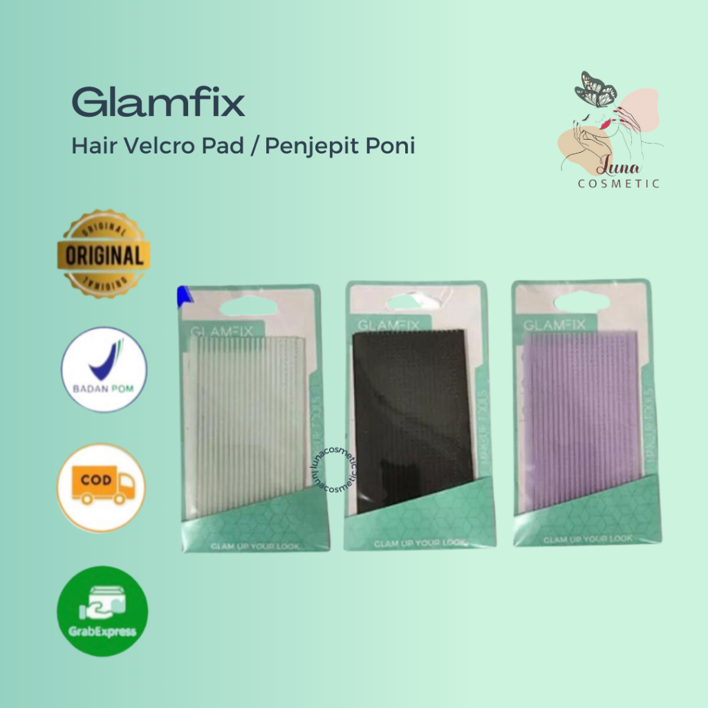 GLAMFIX Hair Velcro Pad / Penjepit Poni
