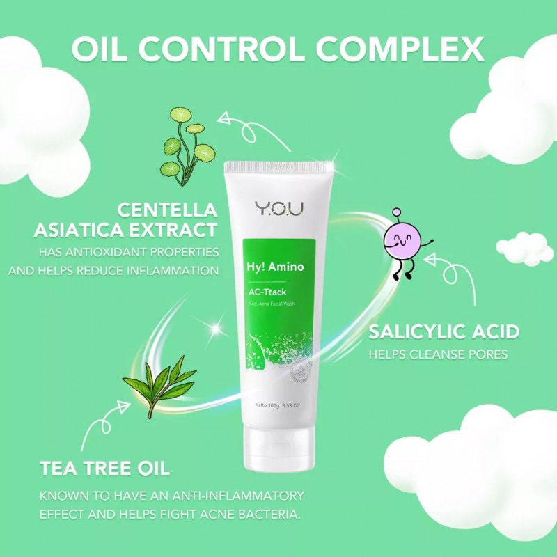 Facial Wash You | Amino Contr-oil Oil Control Facial Wash