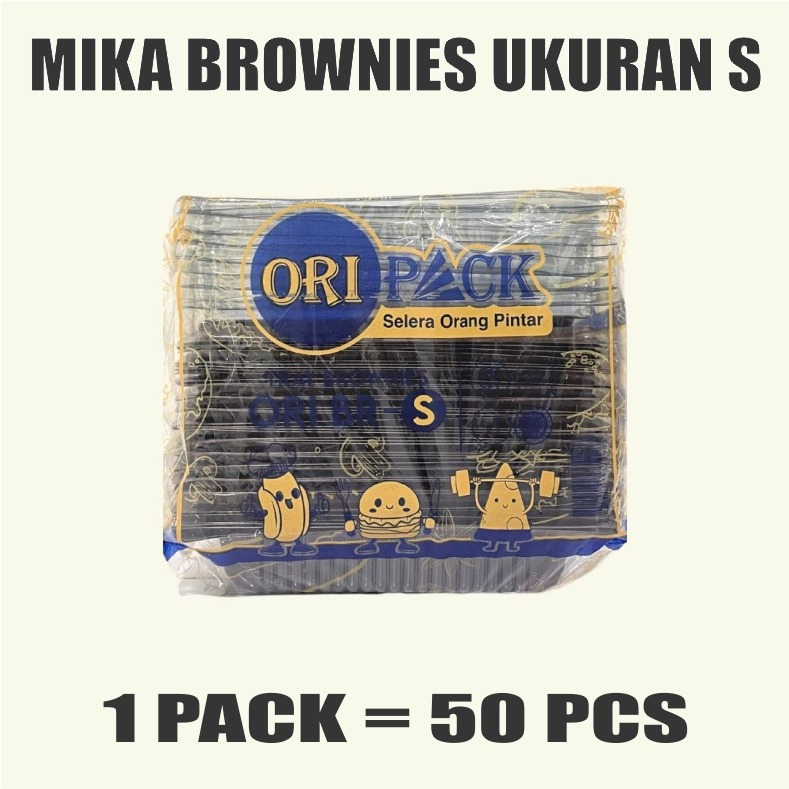 Mika Brownies S Kecil Per Dus Tray Box Brownis Kotak Bronis Murah Gojek