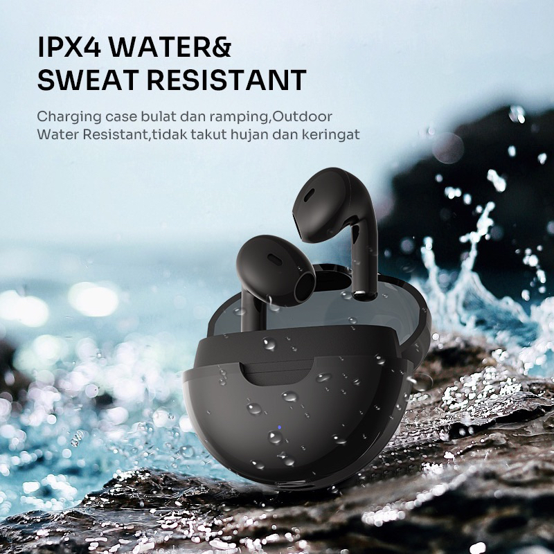 Robot TWS Flybuds T20 Wireless Earphone Original Bluetooth 5.3 - Garansi 1 Tahun