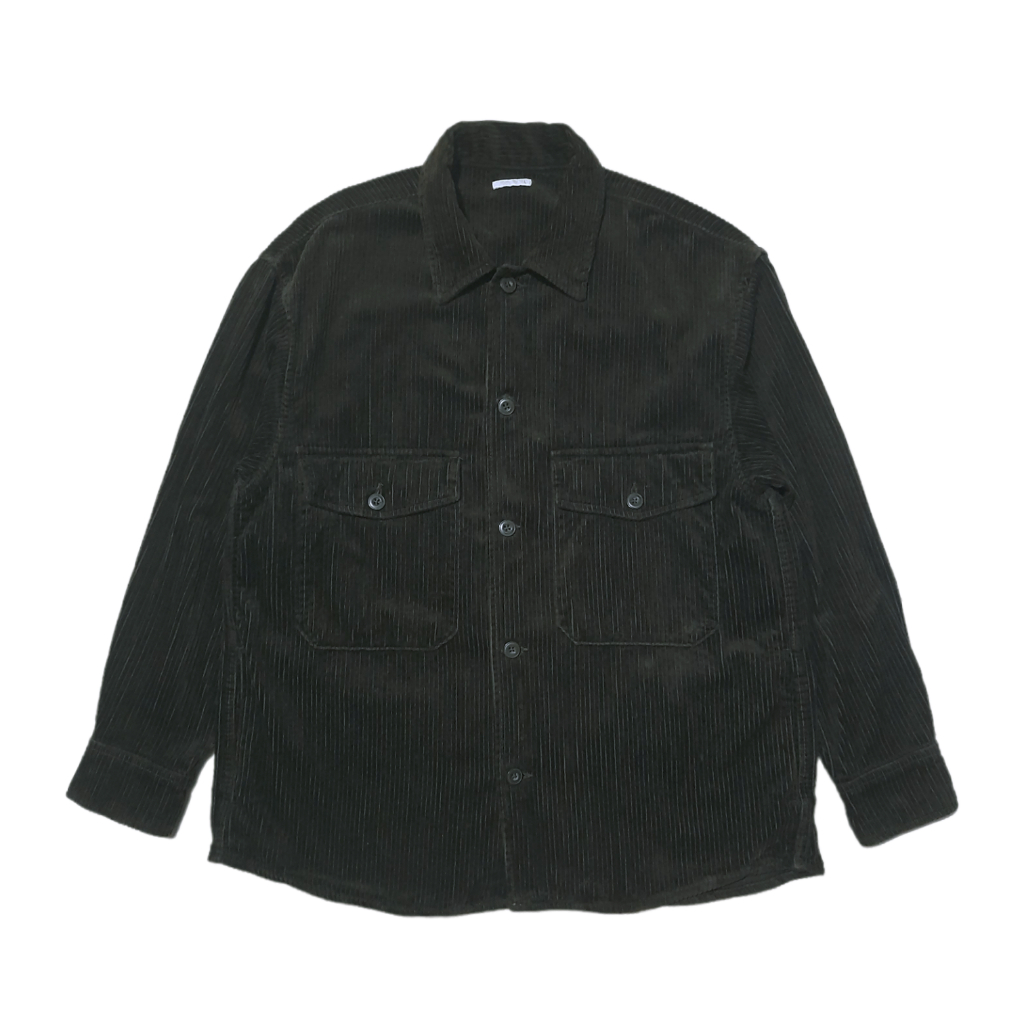 GU Uniqlo Corduroy Overshirt Kemeja Jaket Outer