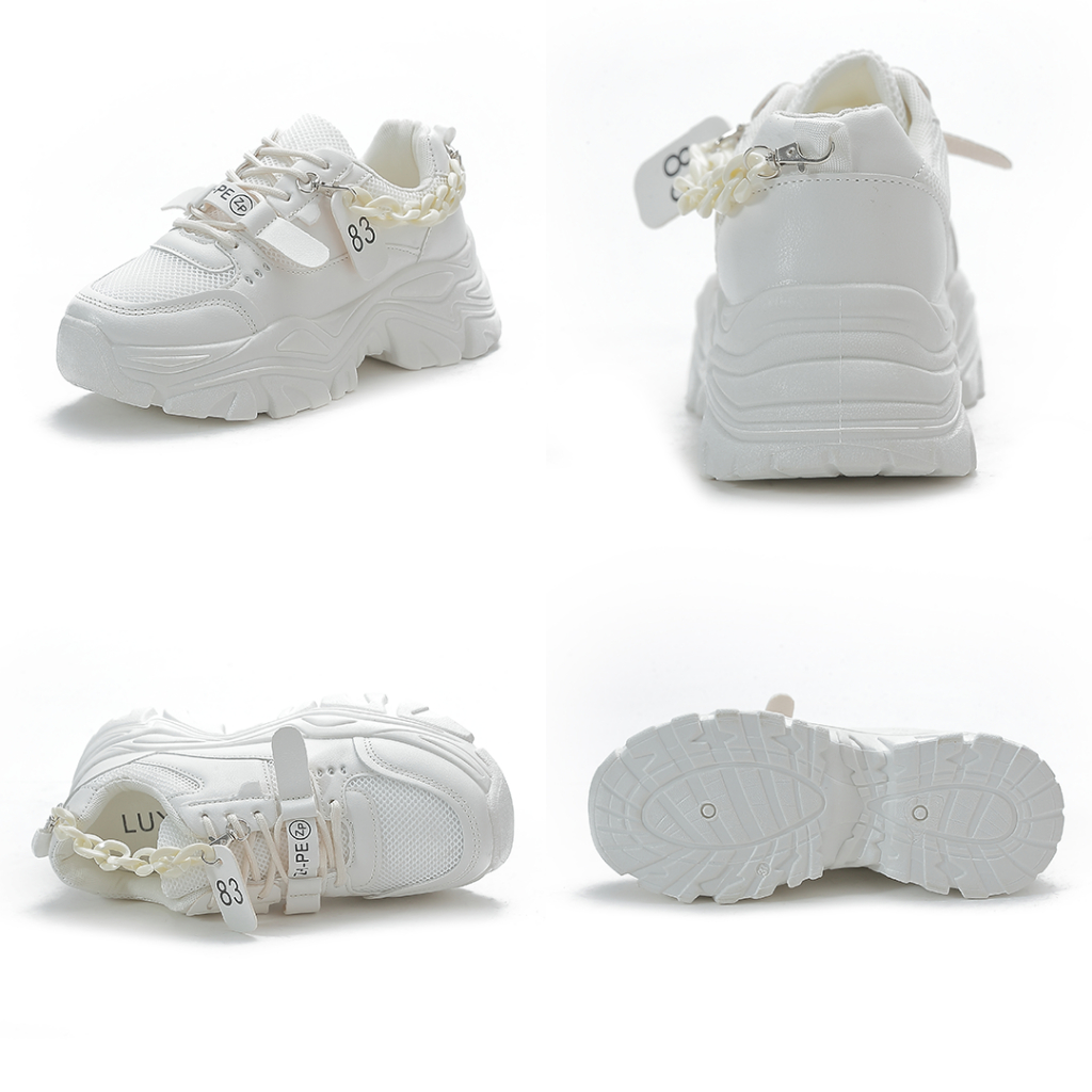 FREE KOTAK SEPATU!!! SALE!!! SEPATU WANITA IMPORT KOREA RANTAI - 6613