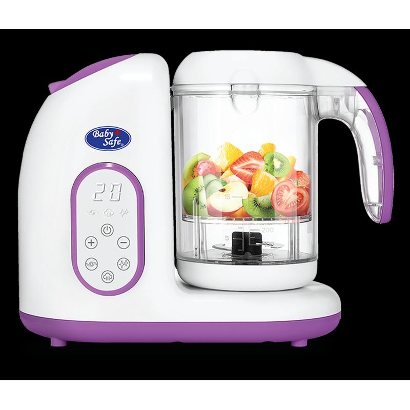 Baby Safe Digital Food Maker dan Food Processor Warna Ungu (PRELOVED)